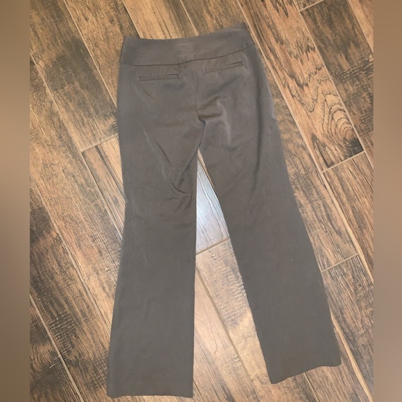 Express Editor Bootcut Brown Trousers 2R - Picture 2 of 3
